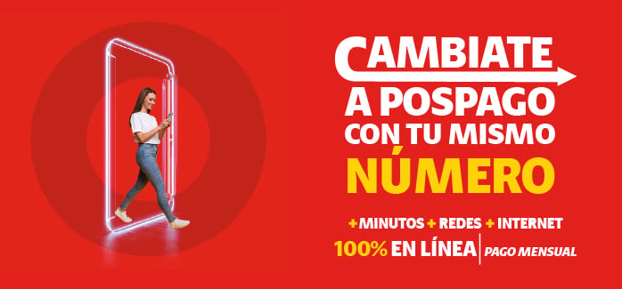 Camiate a postpago con tu mismo numero 
